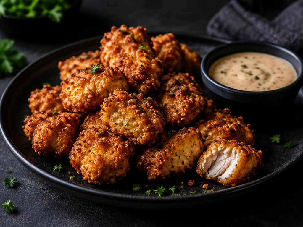 Air Fryer Crispy Chicken Bites