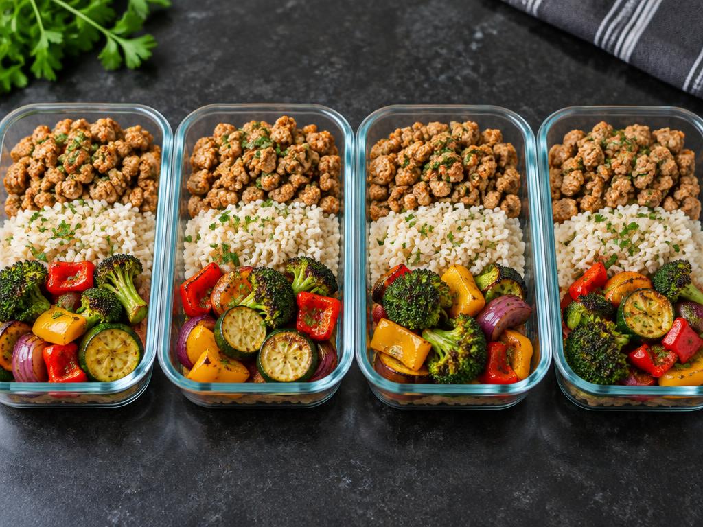 Turkey & Roasted Veg Meal Prep